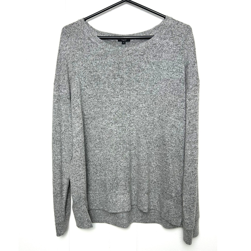 Rails‎ Top Iggy Melange Gray Long Sleeve Pullover Womens XL comfort minimalist